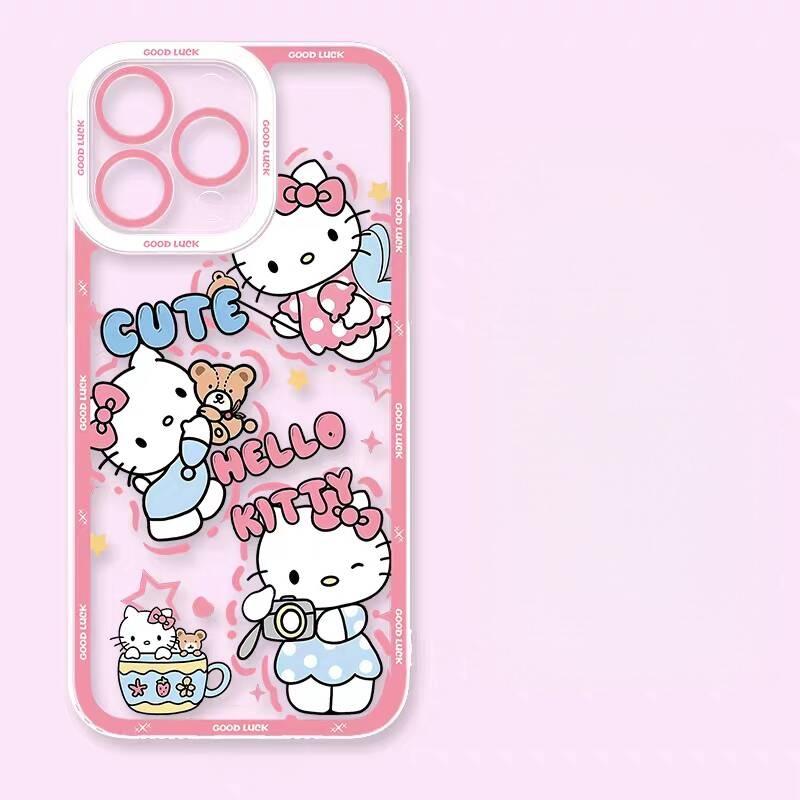 Sanrio Kuromi Hello Kitty Melody Case For Iphone 17 Air 17 Pro Max 16 15 14 12 13 11 Pro Max X 16 Plus 13 Mini Pochacco Casing