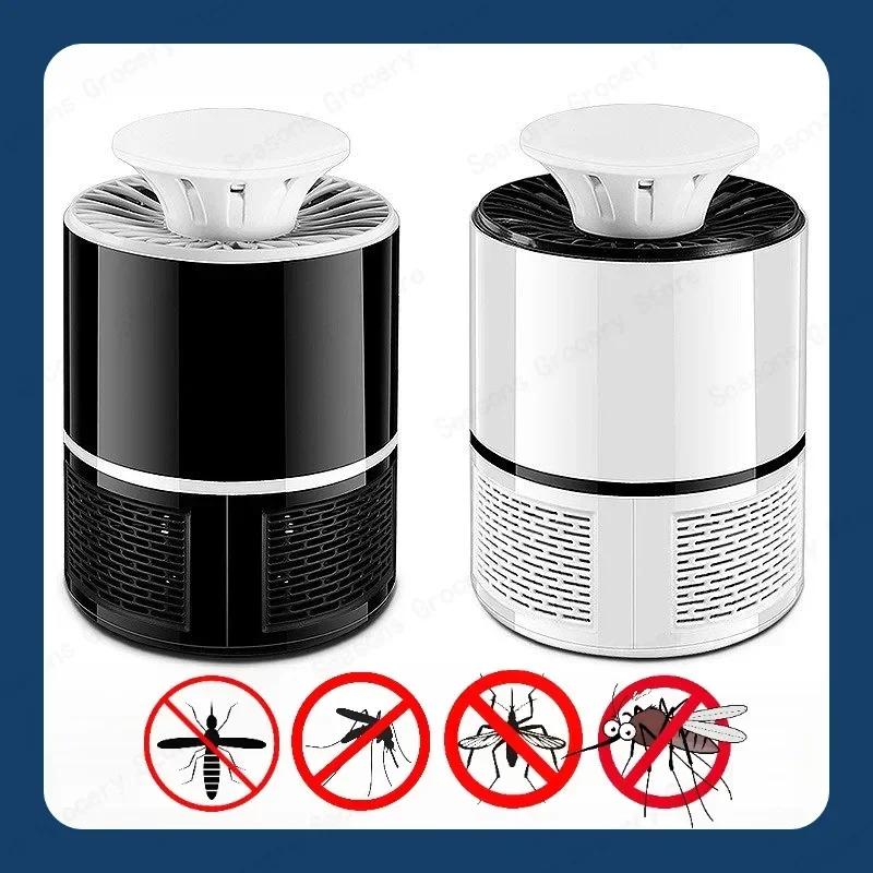 Mini USB Mosquito Killer Lamp Silent UV Bug Zapper Electric Fly Trap Portable Insect Control Baby Safe for Home Office Outdoor