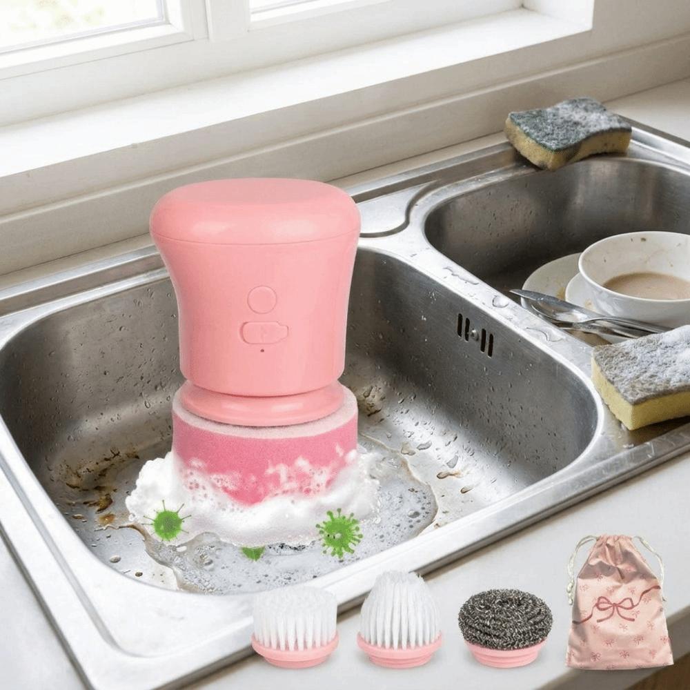 Wireless Electric Spin Scrubber Rechargeable Scrubber Rust Removing Washer Dishwashing