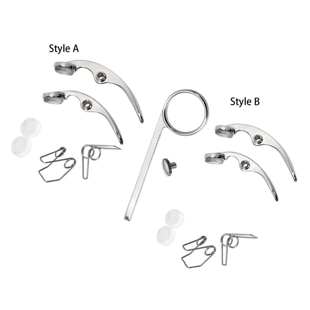 Trumpet Spit Valve Water Value Holders Accessory with Screws for Repairing Wind