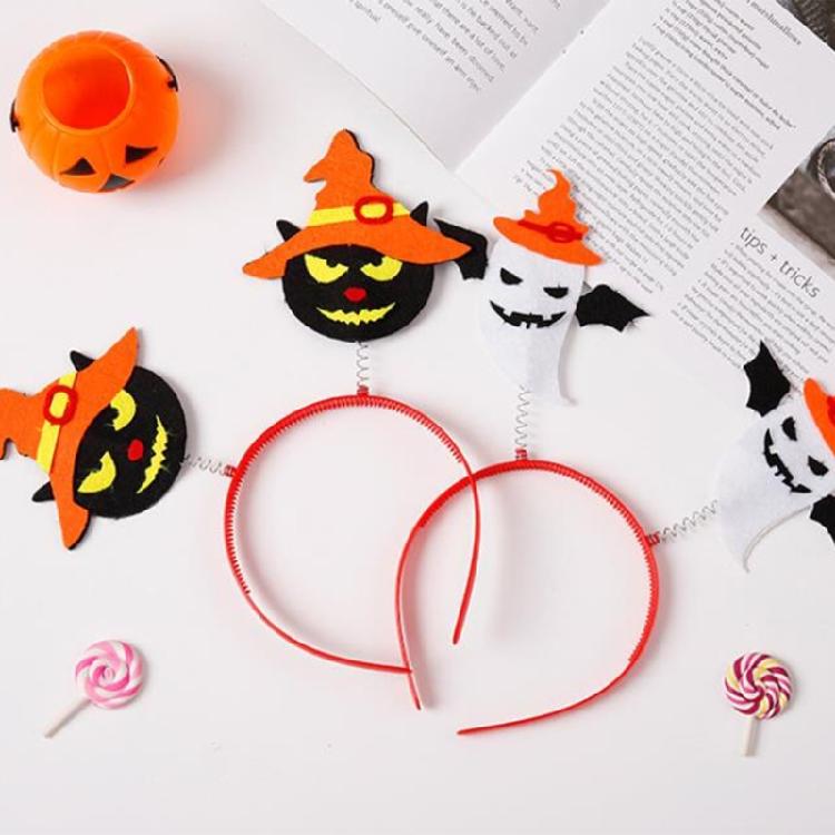 Halloween Headband Day of the Death Hairband Handmade Kits Party Gathering Toy