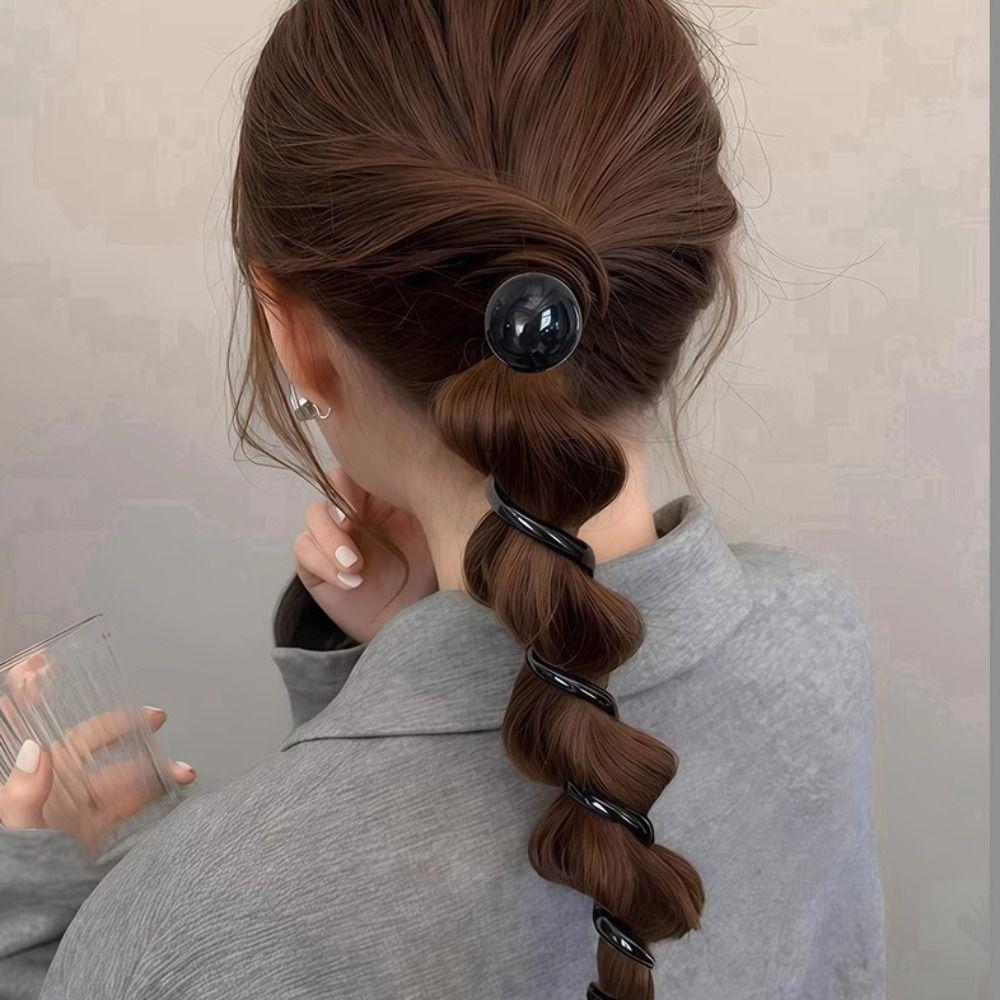 Straight Elastic Headband Simple Hair Rope New Ponytial Holder Hair Tie For Women Girls