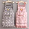 Korean Style Women's Canvas Apron: Breathable, Fashionable Waist Design for Home Cooking