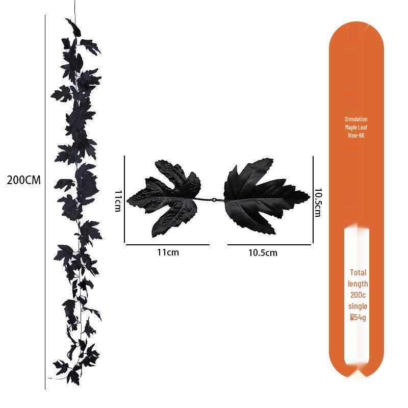 Autumn Maple Leaf Vine for Thanksgiving, Halloween & Christmas Decor