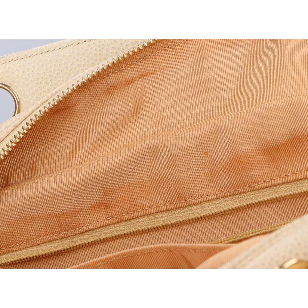 CHANEL No. 8 Standard Chain Tote PTT Caviar Handbag IvoryUsed