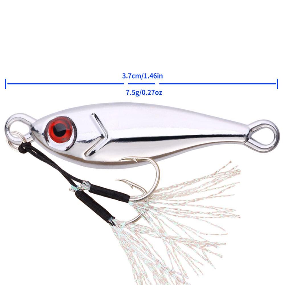 

Fishing Lures Holographic Spoon Jigs Metal Jigs Electroplated Holographic Finish 7g