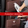 Autositz-Rückenlehnen-Schutz Anti-Tritt-Matte Rücksitz-Aufbewahrungstasche Für Tesla Model 3 Model Y Model S Model X Cyberbruck Beast Roadster