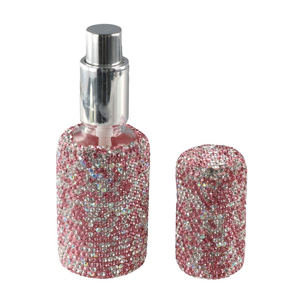 Empty Rhinestone Perfume Bottle Refillable Scent Pump Atomizer Luxury Cosmetics Vials  Travel