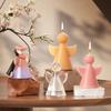 3D Engel Silikon Kerzenform Handgemacht Niedlich Ostern Duft Seife Gips Harz Gussform DIY Heimdekoration Handwerk Geschenke