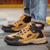 Steel Toe Safety Boots for Men Industry Construction Waterproof Boots Non Slip Work Shoes Lightweight Comfortable Safety Shoes