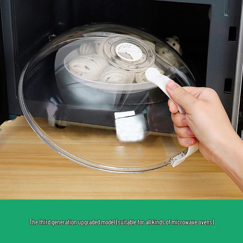 Oil-Proof, Heat-Resistant Microwave Food Cover Lid