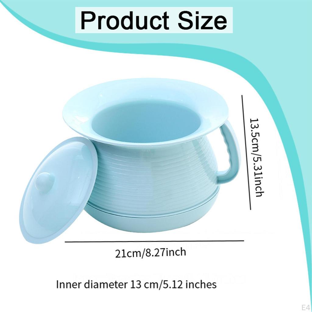 Spittoon Urinal with Small Convenient Handle Travel Potty Pot for Household