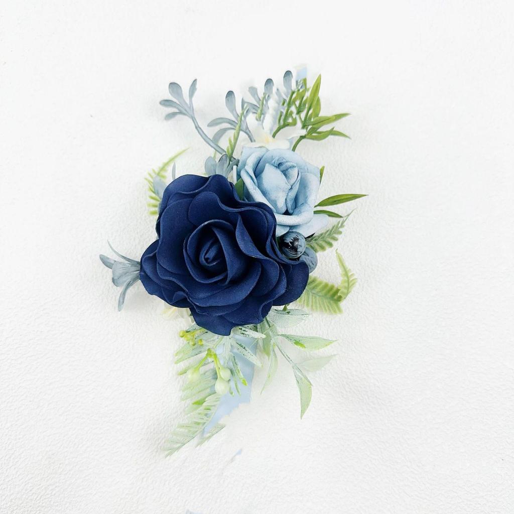 Wedding Corsage with PE Foam Flowers for Groomsmen, Bridesmaids, and Greeters