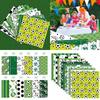 24 Sheets Scrapbooking Decorative Paper 30x30cm Football Themed Paper for Scrapbooking Journal Notebook Album Wrapping