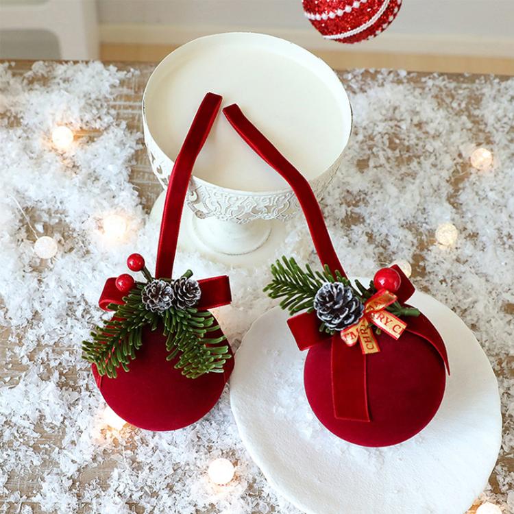 Christmas Flocking Decorations Window Hanging Accessories