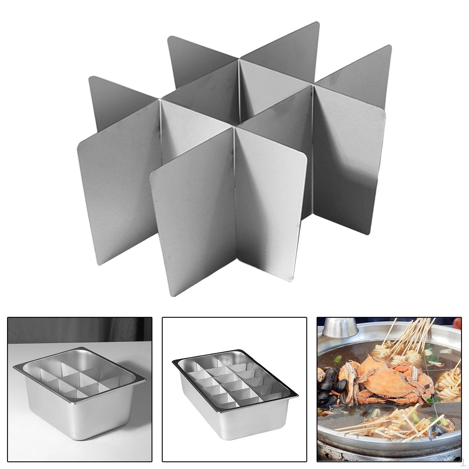 

Разделитель для приготовления пищи, вкладыш для плиты, прочная часть отделения для перегородки для улицы 9 dividers