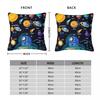 Space Universe Solar Big Bang Square Pillowcase Polyester Linen Velvet Creative Zip Decor Sofa Cushion Case 18"
