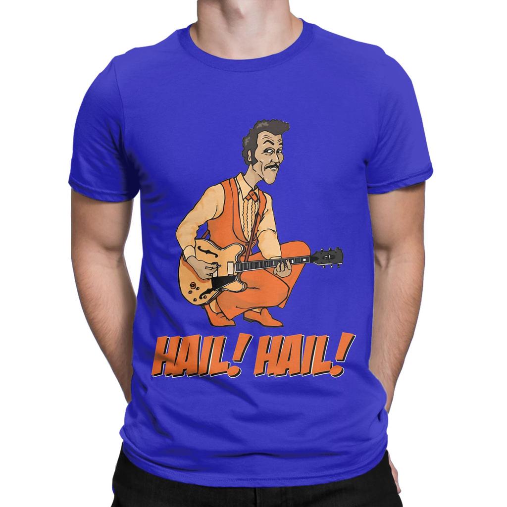 Hail Hail King Of Rock Chuck Berry Novelty 100 Cotton Tshirt Chuck Berry Tops Tees For Unisex