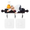 Wall Hook with Cartoon Chef Motif, Load-Bearing, Residue-Free, Eco-Friendly Resin Material, Self-Adhesive