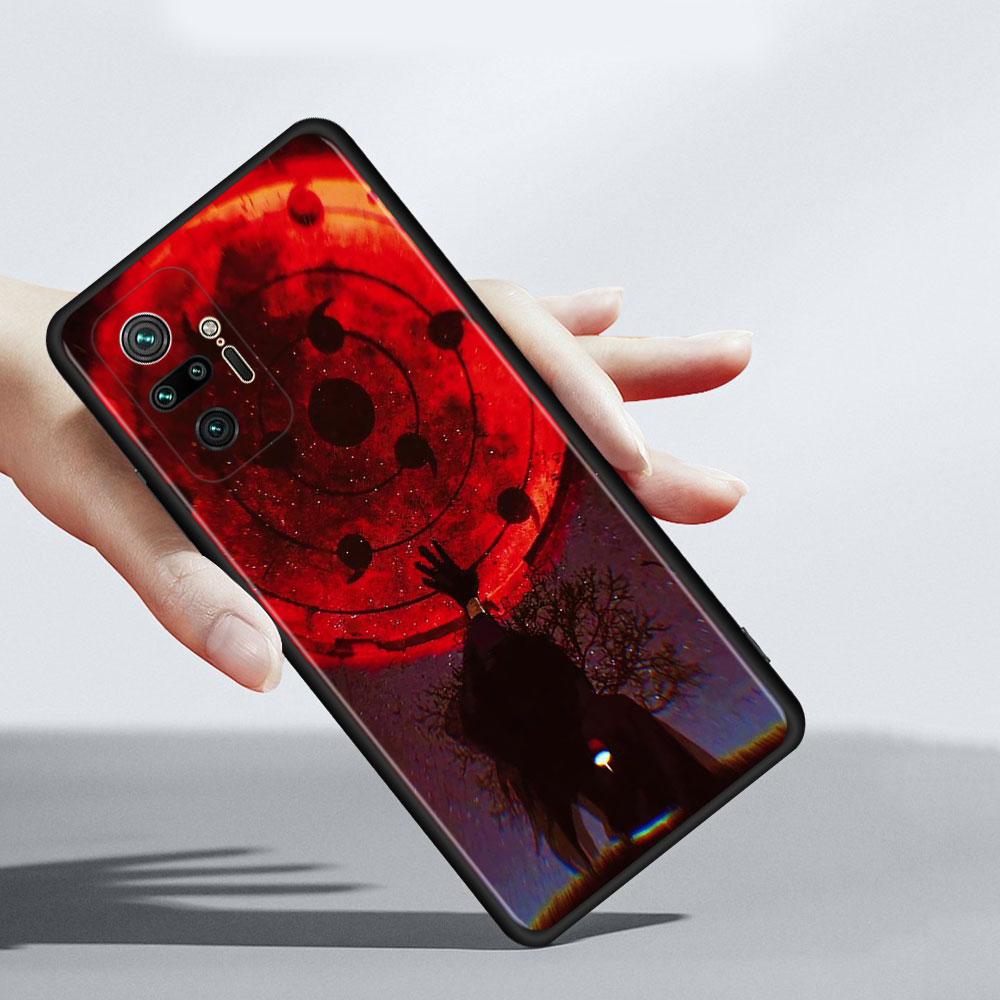 

Чохол для телефону Xiaomi Redmi 9 9a 9c 8 k40 Note 9s 9 10 11 8 pro 7 11t 9t 8t силіконовий чохол Coque Naruto Sasuke Sharingan Eyes Redmi Note 11T 5G