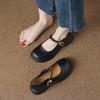 711-1 Super soft and versatile not tired feet single shoes 2025 new shallow mouth shoes soft sole Mary Jane small leather shoes