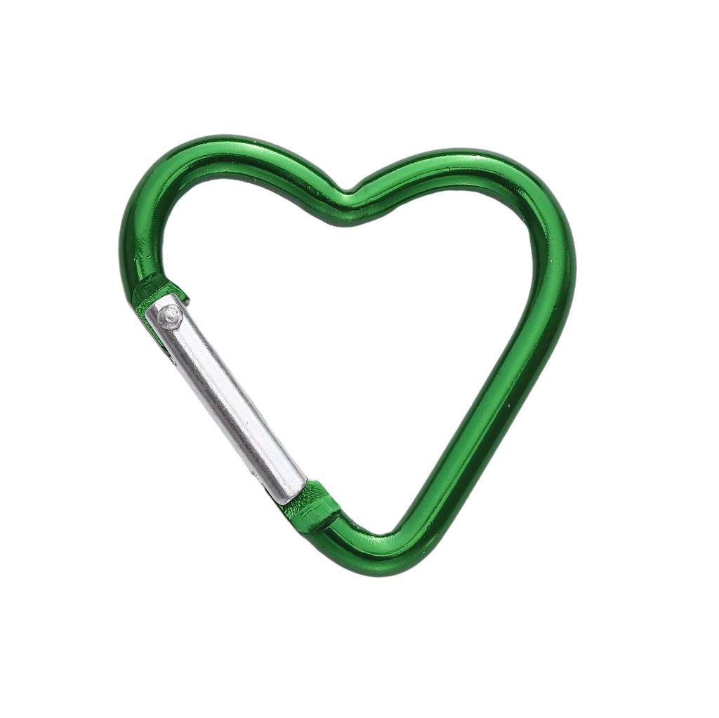 1pc Mountaineering Buckle Love Star Buckle D-Shaped Buckle Color Backpack Buckle Aluminum Keychain DIY Accessories