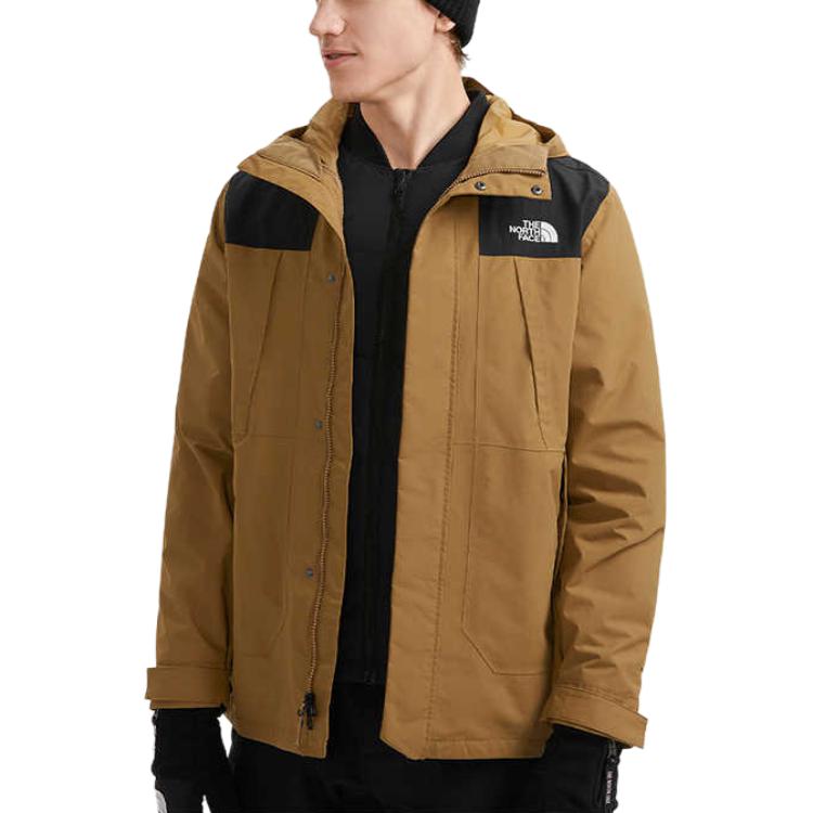 The North Face Urban Exploration Wasserdicht und Winddicht Hält Warm Windjacke Herren Braun NF0A81NH-YW2