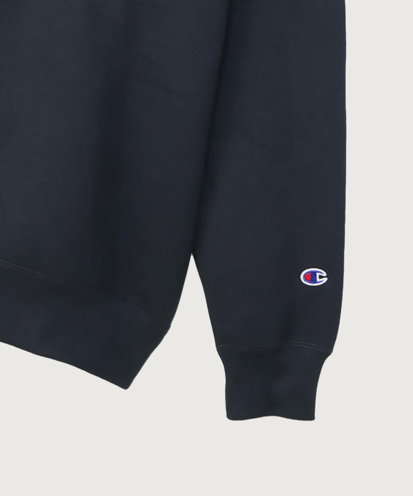 Champion C-Logo Regular Fit Crew Neck Sweatshirt Navy