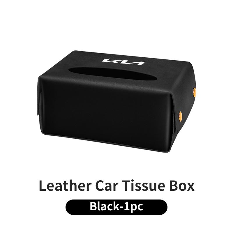 Car Tissue Box Armrest Storage Case Seatback Napkin Holder Interior For KIA Sportage Rio Ceed Niro Soul Stonic Picanto Proceed fxrp50