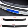 1Pcs Car Carbon Fiber Rear Bumper Trunk Protection Stickers For Volkswagen VW Scirocco GOLF MK6 Polo Tiguan CC PASSAT GTI R Line