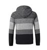 Men's Plush And Thick Color Matching Sweater Men's Clothing Jacket Hooded Cardigan