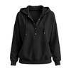 Women's V-Neck Long Sleeve Pullover Sweatshirt Color Casual Top for Everyday Wear