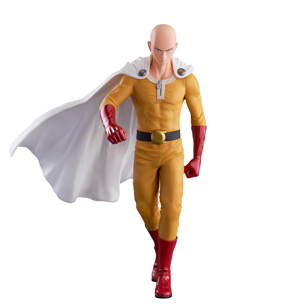 17CM Anime Saitama Figure Caped Baldy Bald Boy Saitama Action Figure Pvc Model Toy Static Collection Doll Desktop Ornament Gifts