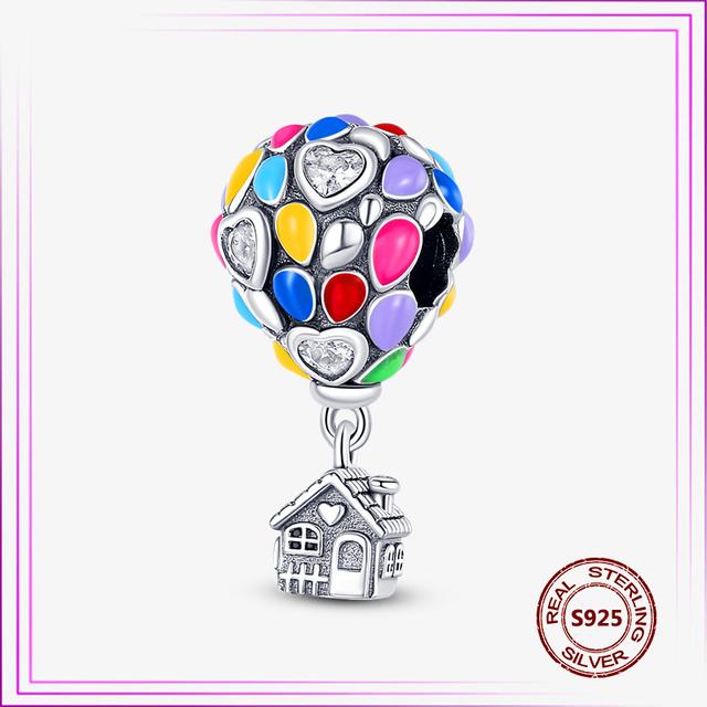 

Новый 925 Серебряный Подвеска Для Оригинальных Подвесок Diy Браслет Глобальные Бусы Подарок Женщин Ювелирные Изделия небесно-голубой