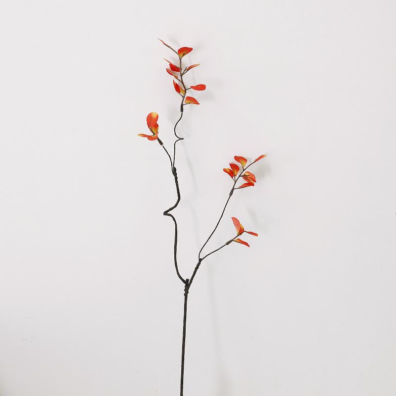 Simulation of Red Maple Leaves, New Chinese-style Porch, Home Decoration Ornaments, Window Soft Decoration Flowers, Simulation of Autumn Maple Leaves