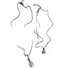 Elegant Silver Pendant Necklace - Luxurious Fall/Winter Fashion
