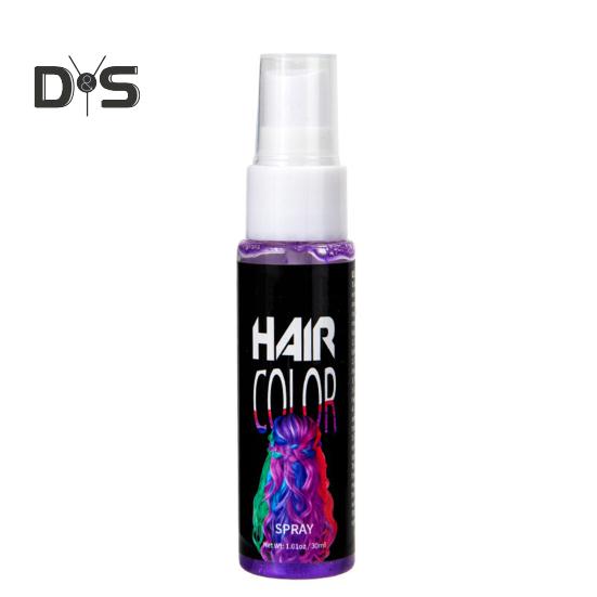 

30 мл одноразовая краска для волос в спрее быстросохнущая натуральная растительная краска для мужчин и женщин временная мгновенная краска для волос краситель для Хэллоуина косплей вечеринка макияж реквизит