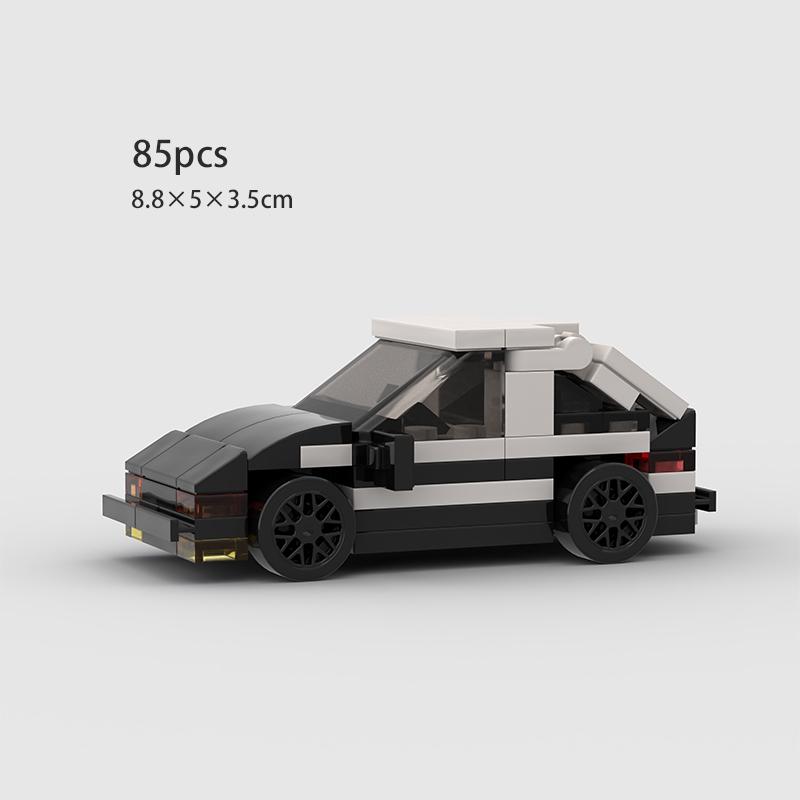 MOC Speed Sports F1 City Racing Car AE86 Building Blocks Brick Vehicle Supercar Fast & Furious1 MK4 Supra Kids Toys Boy