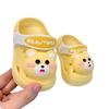 New summer indoor sandals, cute soft-soled baby slippers, boys' perforated closed-toe non-slip shoes, girls' outdoor wear children's shoes