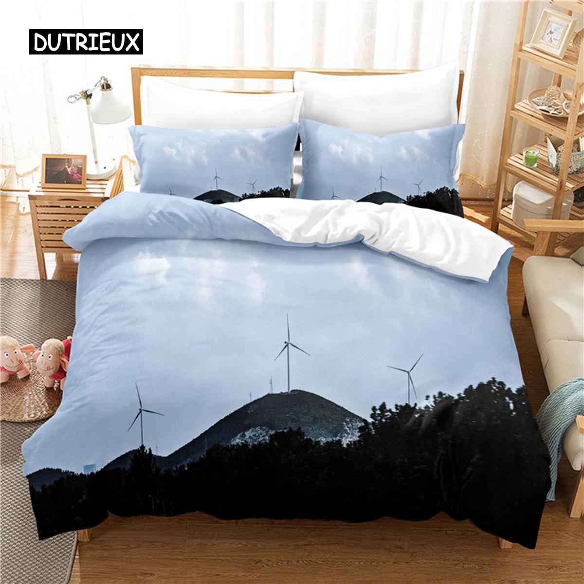 

Комплект постельного белья «Закат», пододеяльник, 3d постельное белье, цифровая печать, постельное белье, королевский размер, комплект постельного белья, модный дизайн EU single(135x200cm)