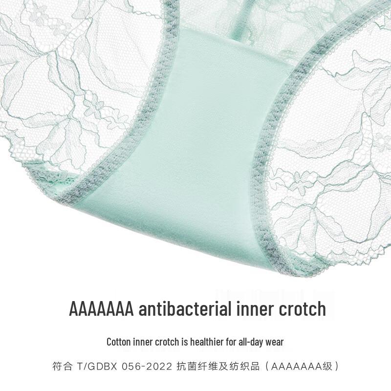 Maniform Sexy Lace Mid-Low Waist Briefs