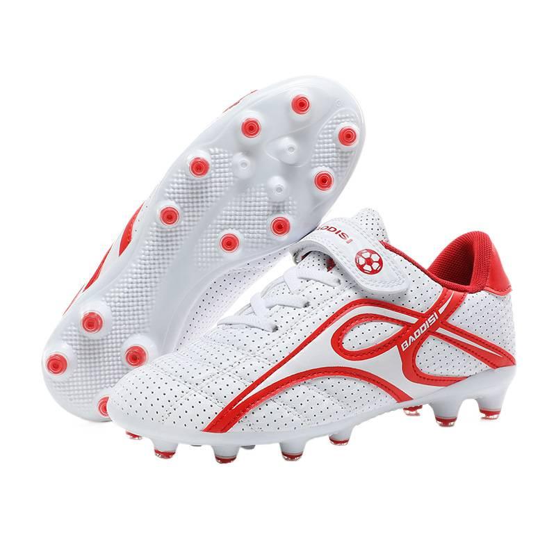 Factory direct sales children's new football shoes broken nails long nails broken nails rotating buckle ground student game football shoes