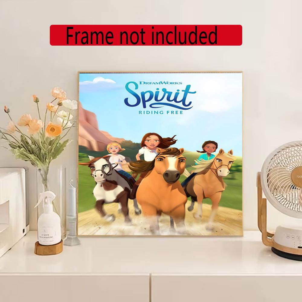 Spirit Free 5D Diy Diamond Painting Round Diamond Diy Frameless Holiday Artwork Suitable For Home Office Wall Decoration