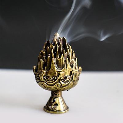 Μίνι Μποσάν Θυμιατήρι από κράμα Κινεζική Αρχαία Διακόσμηση Εσωτερικών Χώρων Σανταλόξυλο Διακοσμητικά γραφείου Θυμιατοθήκη με ραβδί σανταλόξυλου