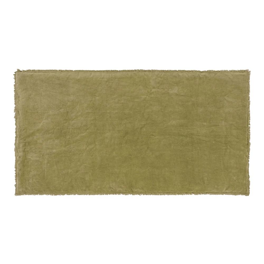 Yard Jaye Fringed Velvet Bedspread