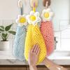 Hand Towels with Hanging Loop Super Soft Quick-Dry Absorbent Hand Towels for Kitchen Bathroom Office Gym Multi-Use Decorative And Hygienic Cleaning