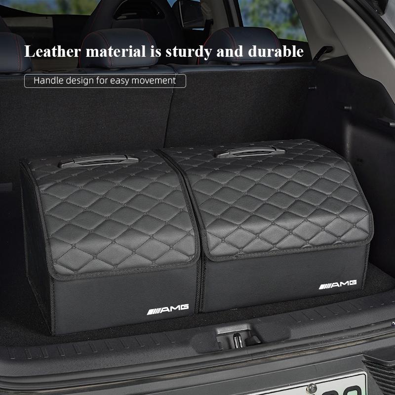 1pc Car Trunk Storage Box Organizer Stowing Tidying Container Bag For Mercedes Benz AMG A B C E G CLA W211 W203 W204 W210 W124