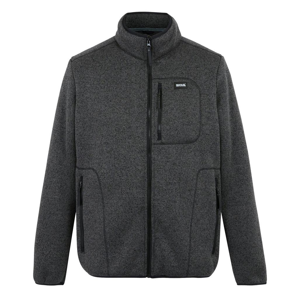 Regatta Mens Barlee Marl Full Zip Fleece Jacket