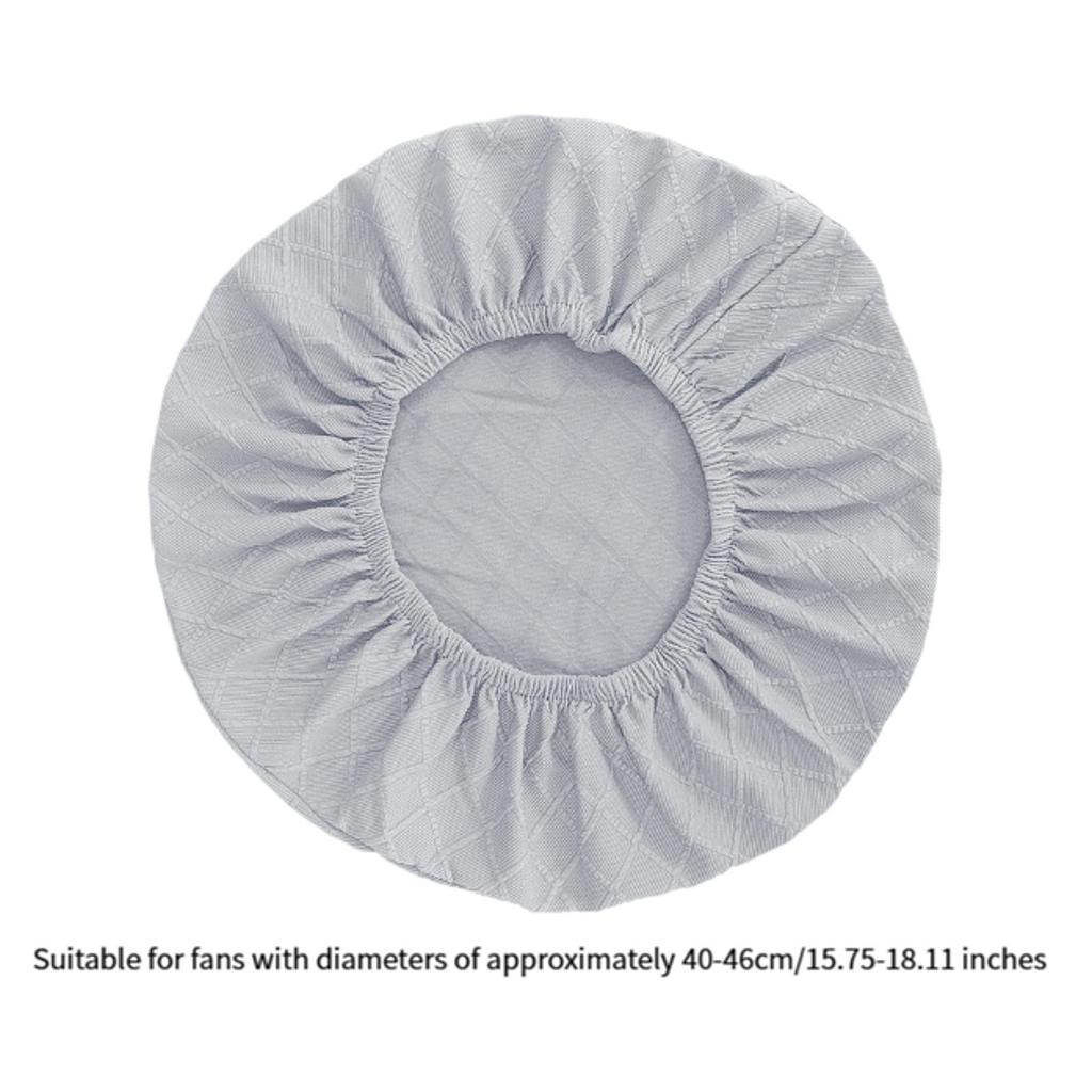 Fan Cover Elastic Half Wrapped for 16-18 inch Wall Mount Fans Heavy Duty Universal Household Storage Fan Protection Round Cover