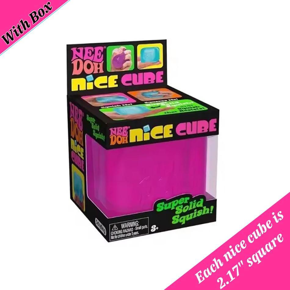 Hotsale Nee-Doh Nice Cube Sensory Squeezing Cube For Stress Relief And Fingertip Release Toy For Adult Pinching And Playing Gift